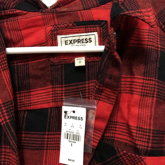 NWT express boyfriend shirt. - Picture 2 of 3
